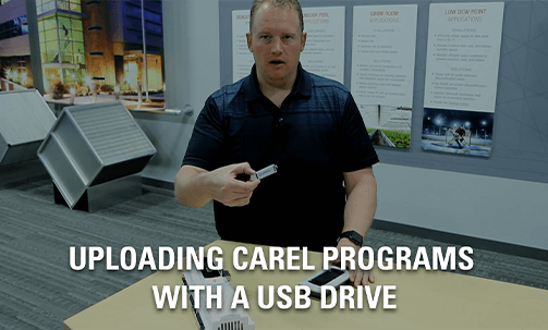 Uploading Carel Programs With an USB Drive Thumb